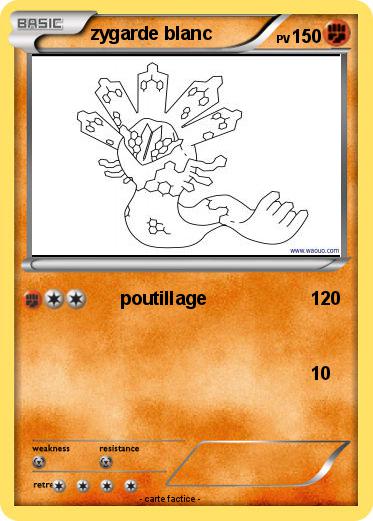 Pokemon zygarde blanc