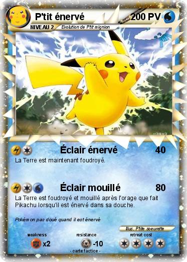 Pokemon P'tit énervé