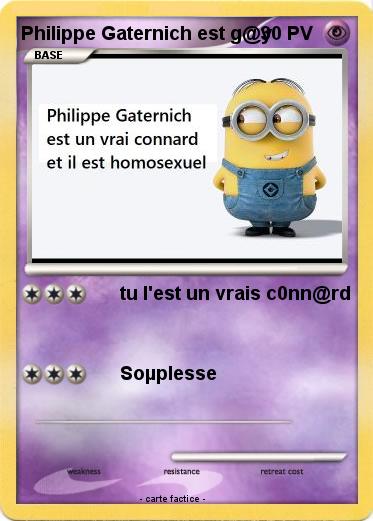 Pokemon Philippe Gaternich est g@y