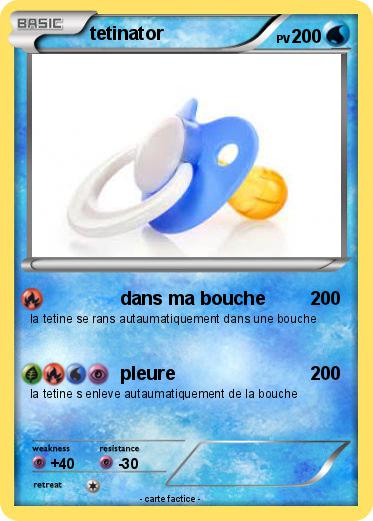 Pokemon tetinator