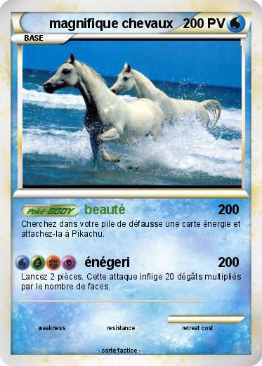 Pokemon magnifique chevaux