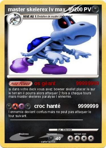 Pokemon master skelerex lv max  99