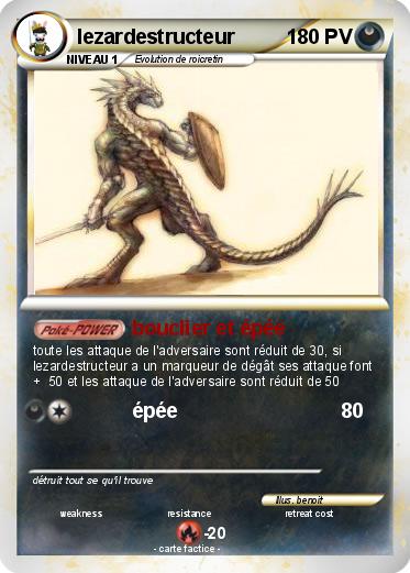 Pokemon lezardestructeur
