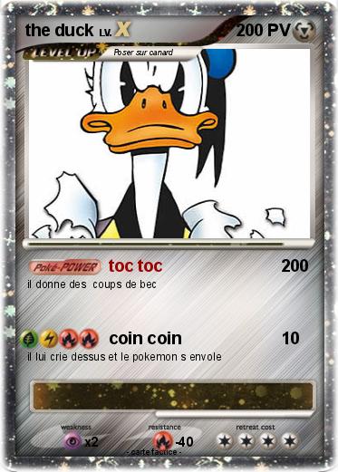 Pokemon the duck