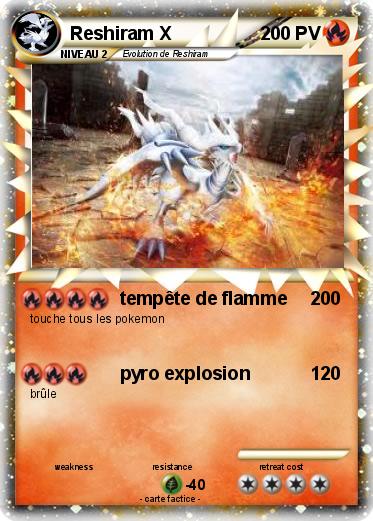 Pokemon Reshiram X
