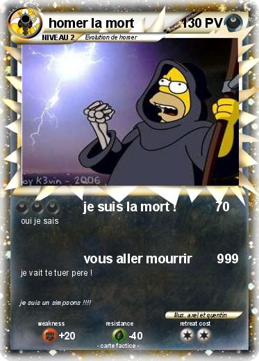Pokemon homer la mort