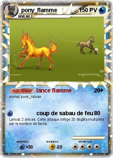 Pokemon pony_flamme