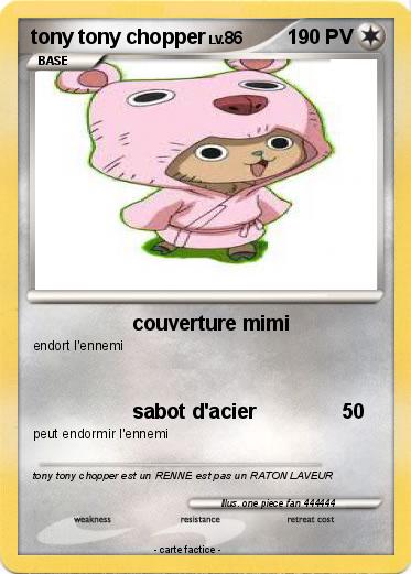 Pokemon tony tony chopper