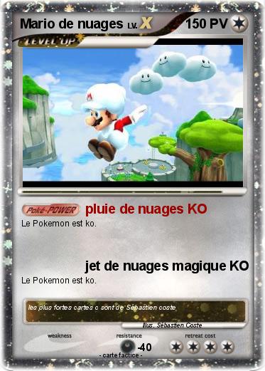 Pokemon Mario de nuages