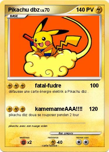 Pokemon Pikachu dbz