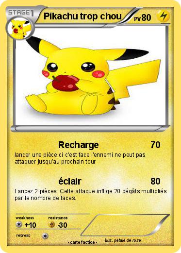 Pokemon Pikachu trop chou