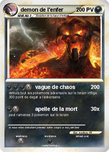 Pokemon demon de l'enfer