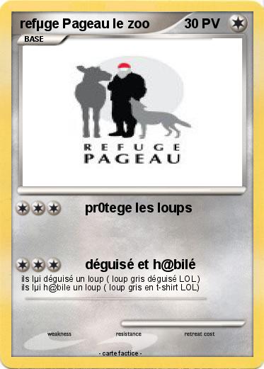 Pokemon refµge Pageau le zoo