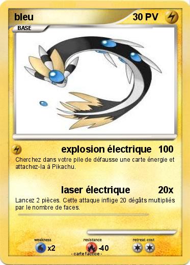 Pokemon bleu
