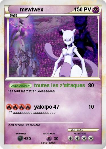 Pokemon mewtwex