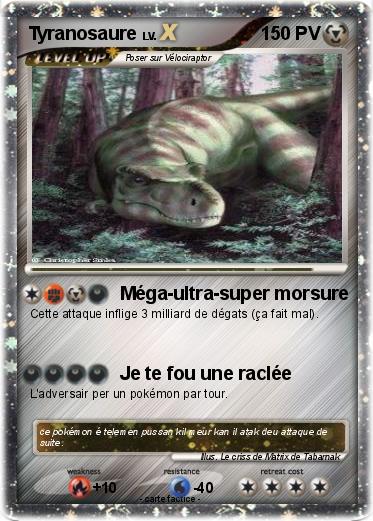 Pokemon Tyranosaure