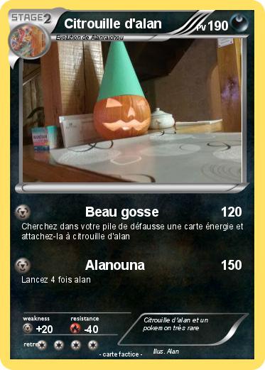 Pokemon Citrouille d'alan