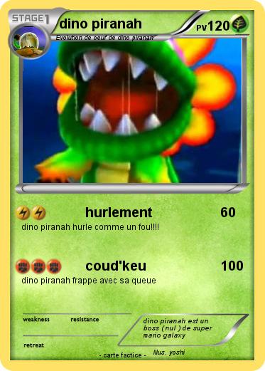 Pokemon dino piranah