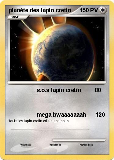 Pokemon planéte des lapin cretin