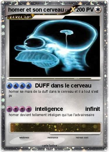 Pokemon homer et son cerveau