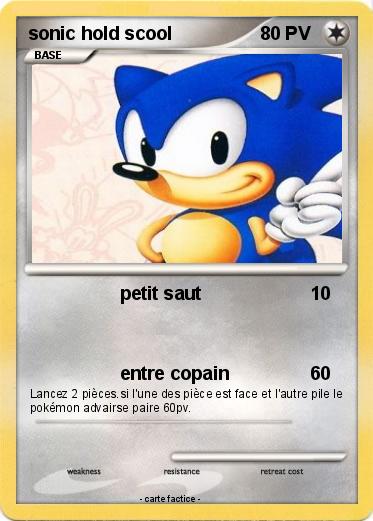 Pokemon sonic hold scool