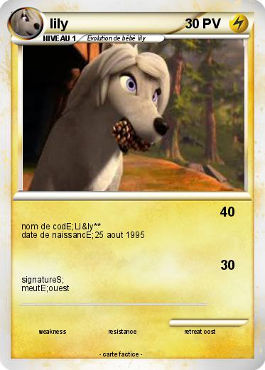 Pokemon lily