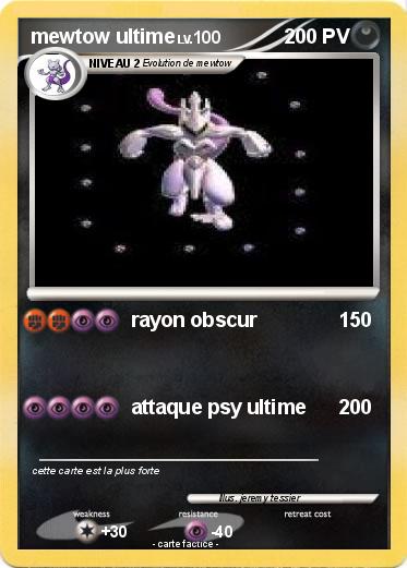 Pokemon mewtow ultime