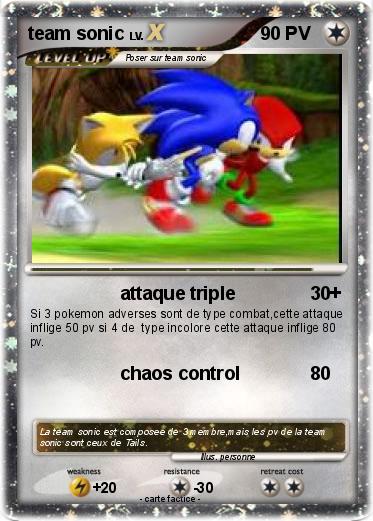 Pokemon team sonic
