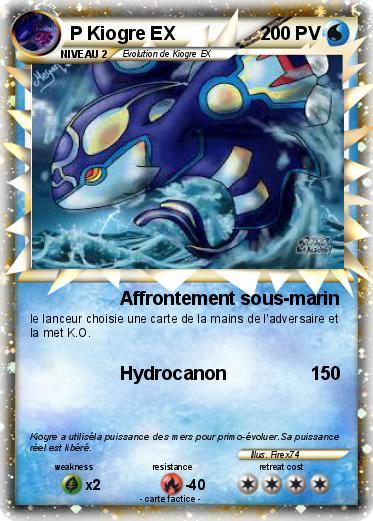 Pokemon P Kiogre EX