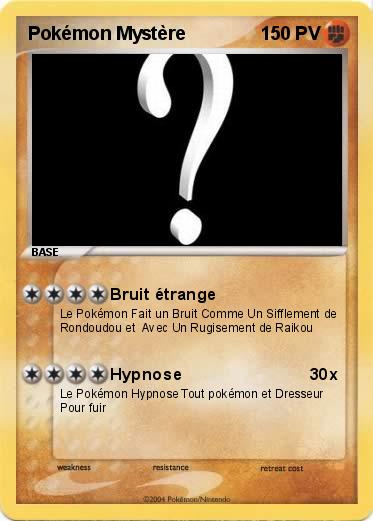 Pokemon Pokémon Mystère   