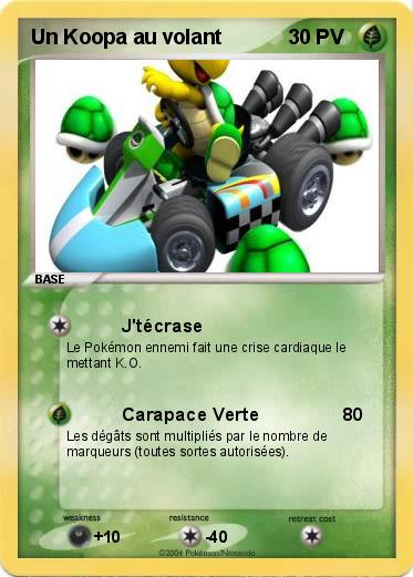 Pokemon Un Koopa au volant