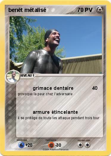Pokemon benêt métalisé