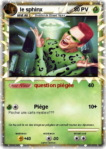 Pokemon le sphinx