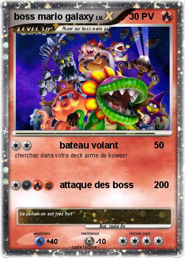 Pokemon boss mario galaxy