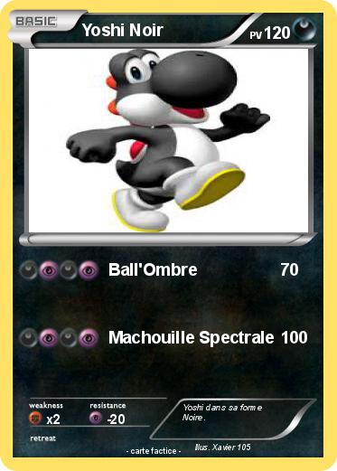Pokemon Yoshi Noir