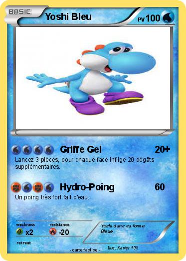 Pokemon Yoshi Bleu