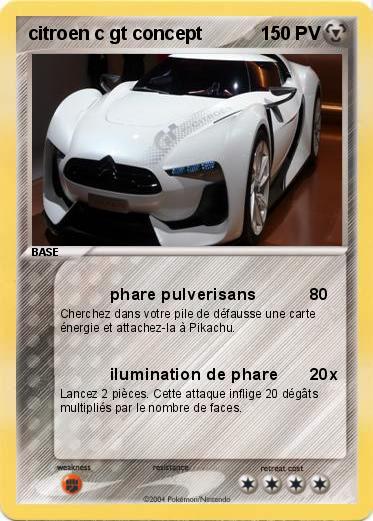Pokemon citroen c gt concept