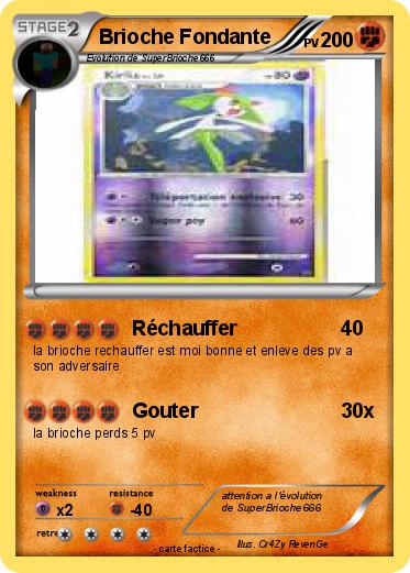 Pokemon Brioche Fondante