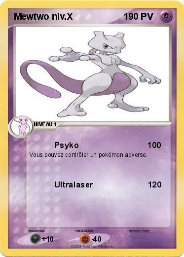 Pokemon Mewtwo niv.X                    1 