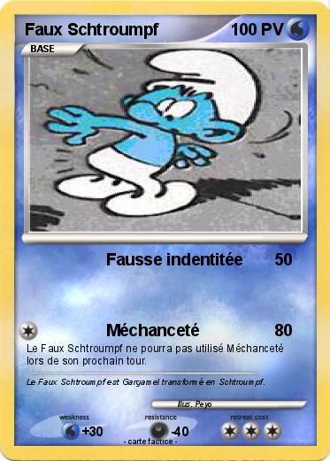 Pokemon Faux Schtroumpf