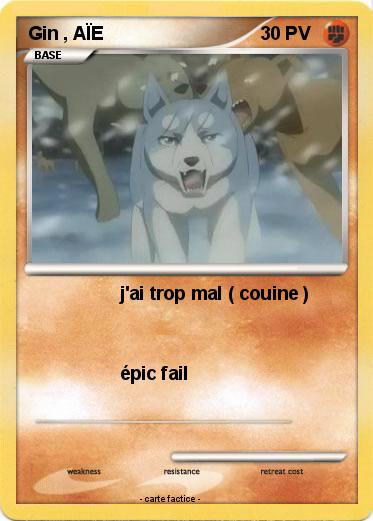 Pokemon Gin , AÏE