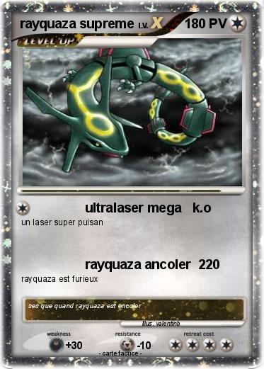 Pokemon rayquaza supreme