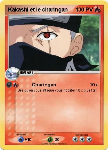 Pokemon Kakashi et le charingan