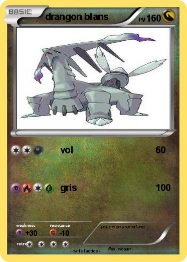 Pokemon drangon blans