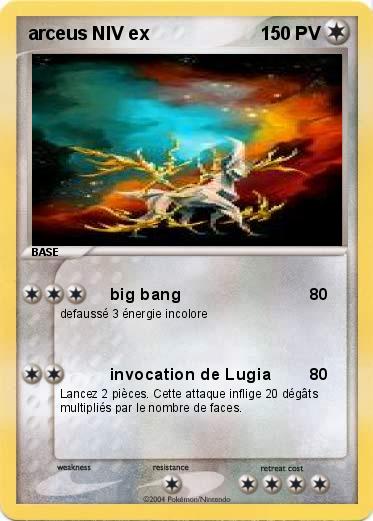 Pokemon arceus NIV ex