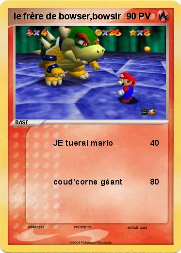 Pokemon le frère de bowser,bowsir