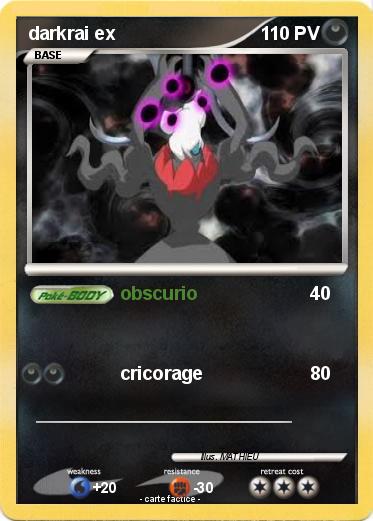 Pokemon darkrai ex