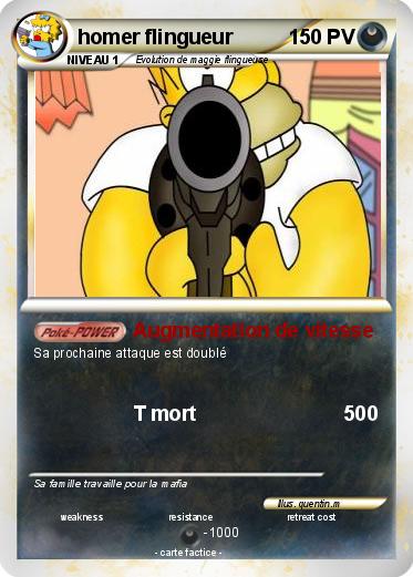 Pokemon homer flingueur