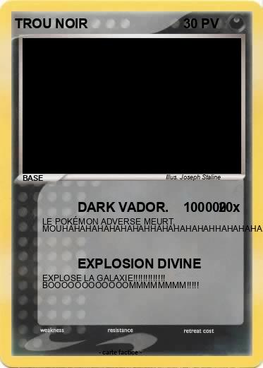 Pokemon TROU NOIR
