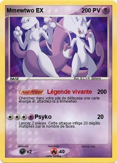 Pokemon Mmewtwo EX